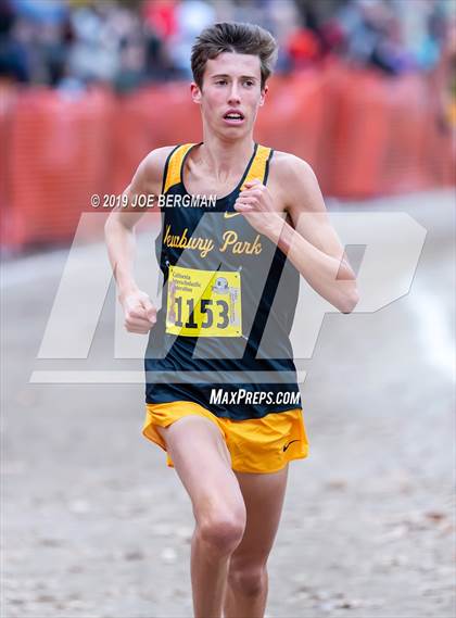 Thumbnail 2 in CIF State Cross Country Championships (Boys D2 Race) photogallery.