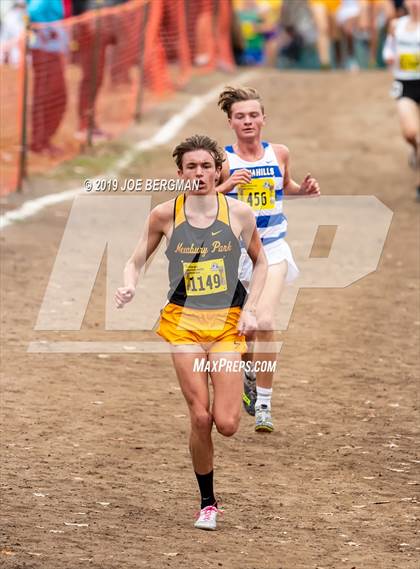 Thumbnail 3 in CIF State Cross Country Championships (Boys D2 Race) photogallery.
