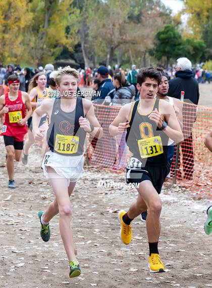 Thumbnail 2 in CIF State Cross Country Championships (Boys D2 Race) photogallery.