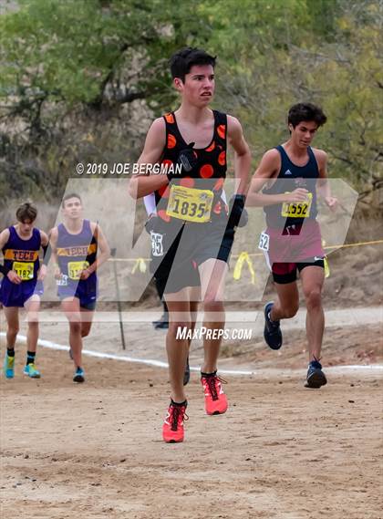 Thumbnail 1 in CIF State Cross Country Championships (Boys D2 Race) photogallery.