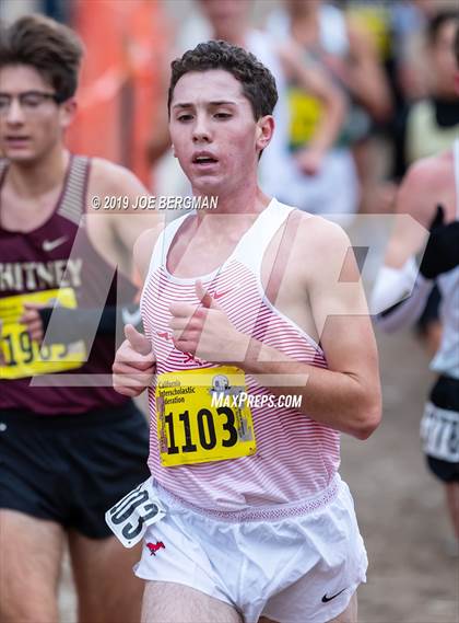 Thumbnail 2 in CIF State Cross Country Championships (Boys D2 Race) photogallery.