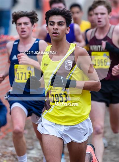 Thumbnail 1 in CIF State Cross Country Championships (Boys D2 Race) photogallery.