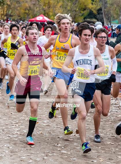 Thumbnail 2 in CIF State Cross Country Championships (Boys D2 Race) photogallery.