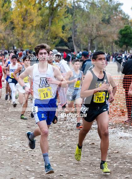 Thumbnail 2 in CIF State Cross Country Championships (Boys D2 Race) photogallery.