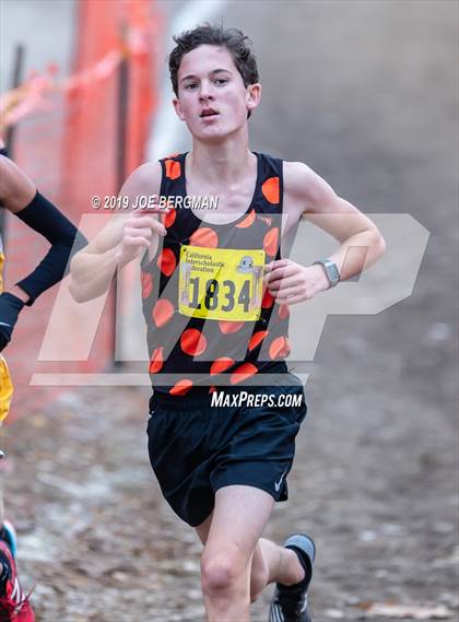 Thumbnail 2 in CIF State Cross Country Championships (Boys D2 Race) photogallery.