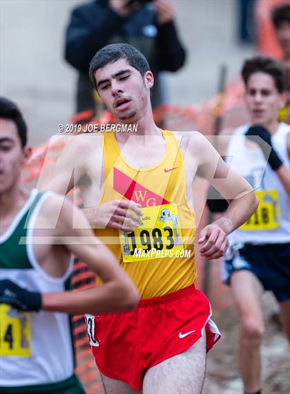 Thumbnail 1 in CIF State Cross Country Championships (Boys D2 Race) photogallery.