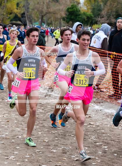Thumbnail 1 in CIF State Cross Country Championships (Boys D2 Race) photogallery.