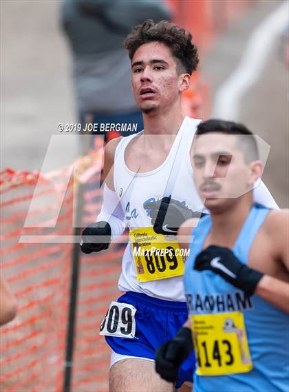 Thumbnail 1 in CIF State Cross Country Championships (Boys D2 Race) photogallery.