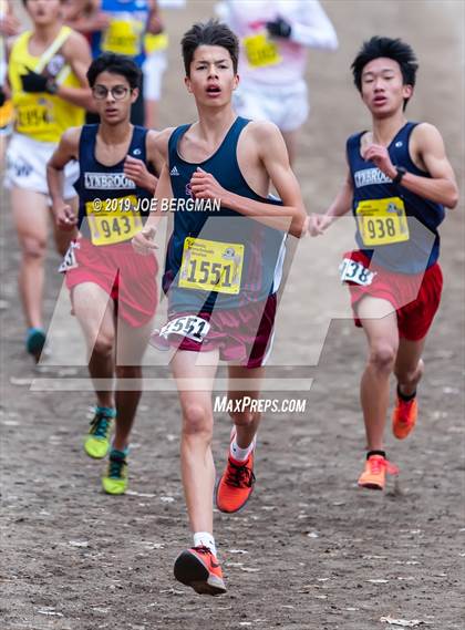 Thumbnail 1 in CIF State Cross Country Championships (Boys D2 Race) photogallery.