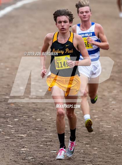 Thumbnail 3 in CIF State Cross Country Championships (Boys D2 Race) photogallery.