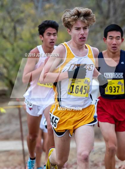 Thumbnail 1 in CIF State Cross Country Championships (Boys D2 Race) photogallery.