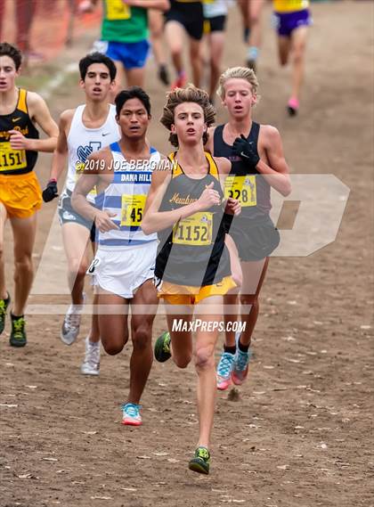 Thumbnail 3 in CIF State Cross Country Championships (Boys D2 Race) photogallery.