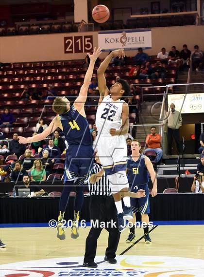 Thumbnail 2 in Yuma Catholic vs. Pima (AIA D4 Semifinal) photogallery.