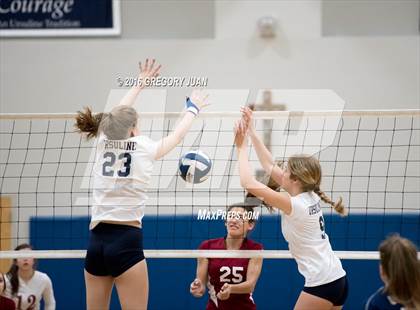 Thumbnail 2 in E.D. White @ Ursuline Academy (LHSAA Division III 2nd Round) photogallery.