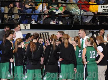 Thumbnail 1 in Owensboro Catholic vs Meade County (KHSAA 3rd Region Final) photogallery.