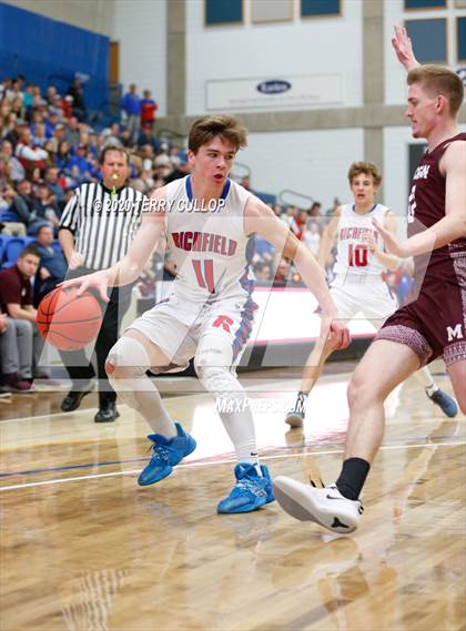Thumbnail 3 in Morgan vs. Richfield (UHSAA 3A Quarterfinal) photogallery.