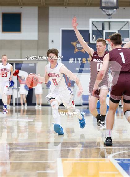 Thumbnail 2 in Morgan vs. Richfield (UHSAA 3A Quarterfinal) photogallery.