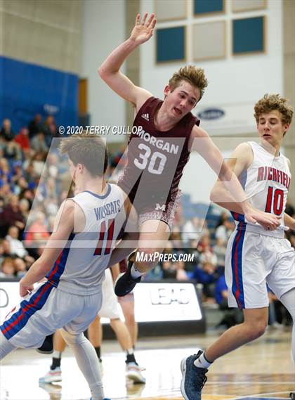 Thumbnail 2 in Morgan vs. Richfield (UHSAA 3A Quarterfinal) photogallery.
