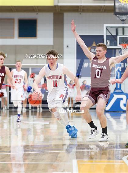 Thumbnail 1 in Morgan vs. Richfield (UHSAA 3A Quarterfinal) photogallery.