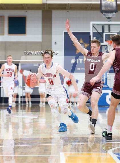 Thumbnail 3 in Morgan vs. Richfield (UHSAA 3A Quarterfinal) photogallery.