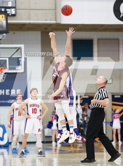Thumbnail 1 in Morgan vs. Richfield (UHSAA 3A Quarterfinal) photogallery.