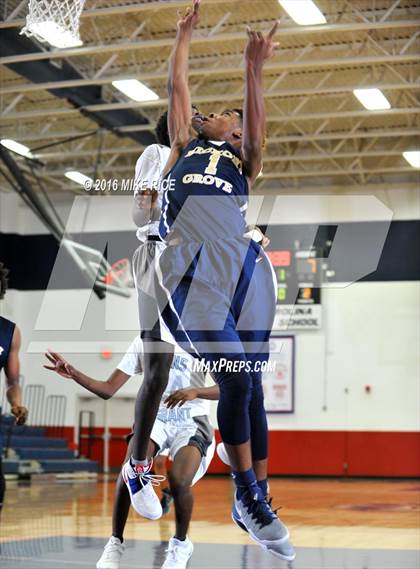 Thumbnail 3 in Queens Grant vs. Hickory Grove Christian (WNC Holiday Classic) photogallery.