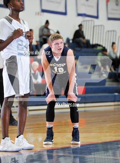 Thumbnail 2 in Queens Grant vs. Hickory Grove Christian (WNC Holiday Classic) photogallery.
