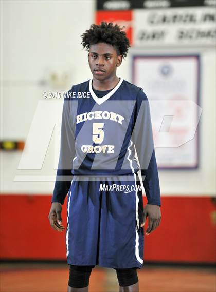 Thumbnail 2 in Queens Grant vs. Hickory Grove Christian (WNC Holiday Classic) photogallery.