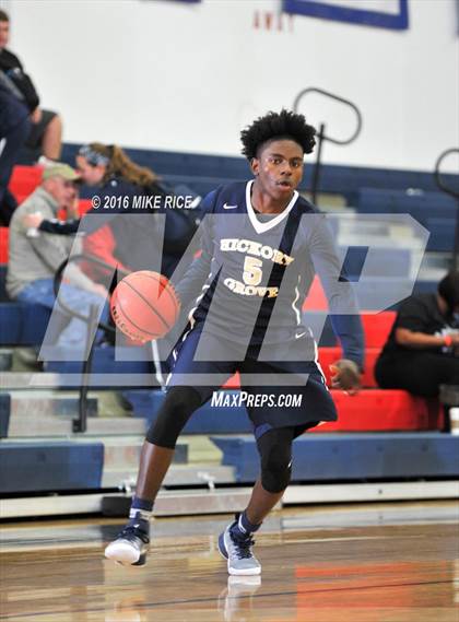 Thumbnail 1 in Queens Grant vs. Hickory Grove Christian (WNC Holiday Classic) photogallery.