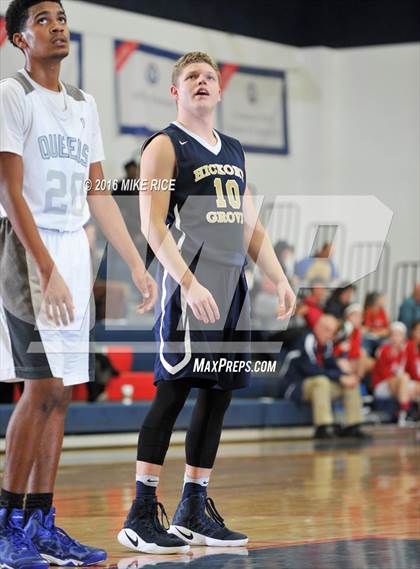 Thumbnail 1 in Queens Grant vs. Hickory Grove Christian (WNC Holiday Classic) photogallery.