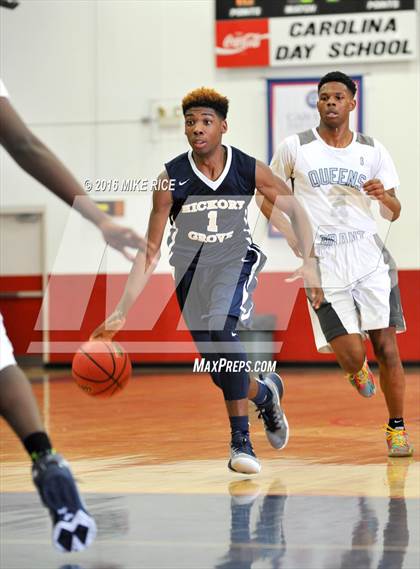 Thumbnail 1 in Queens Grant vs. Hickory Grove Christian (WNC Holiday Classic) photogallery.