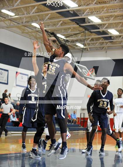 Thumbnail 2 in Queens Grant vs. Hickory Grove Christian (WNC Holiday Classic) photogallery.