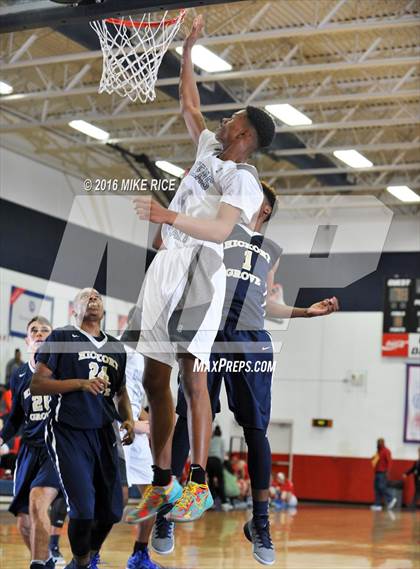 Thumbnail 2 in Queens Grant vs. Hickory Grove Christian (WNC Holiday Classic) photogallery.