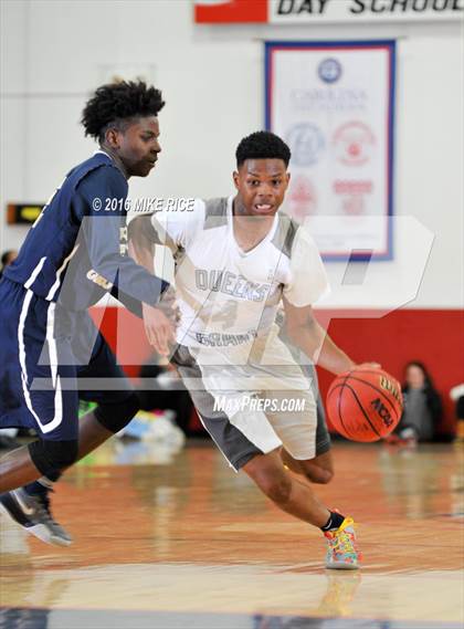 Thumbnail 1 in Queens Grant vs. Hickory Grove Christian (WNC Holiday Classic) photogallery.