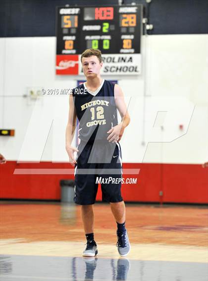Thumbnail 1 in Queens Grant vs. Hickory Grove Christian (WNC Holiday Classic) photogallery.