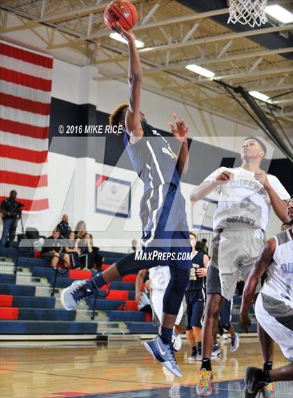 Thumbnail 2 in Queens Grant vs. Hickory Grove Christian (WNC Holiday Classic) photogallery.
