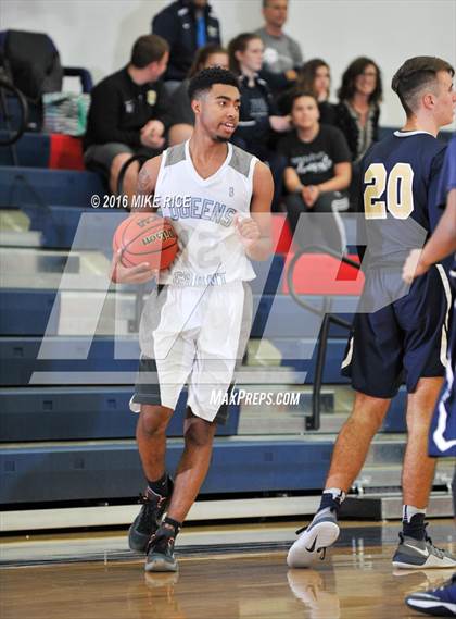 Thumbnail 1 in Queens Grant vs. Hickory Grove Christian (WNC Holiday Classic) photogallery.