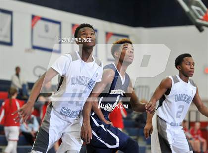 Thumbnail 2 in Queens Grant vs. Hickory Grove Christian (WNC Holiday Classic) photogallery.