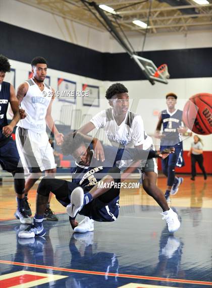 Thumbnail 2 in Queens Grant vs. Hickory Grove Christian (WNC Holiday Classic) photogallery.