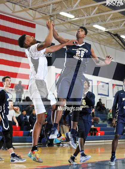 Thumbnail 2 in Queens Grant vs. Hickory Grove Christian (WNC Holiday Classic) photogallery.
