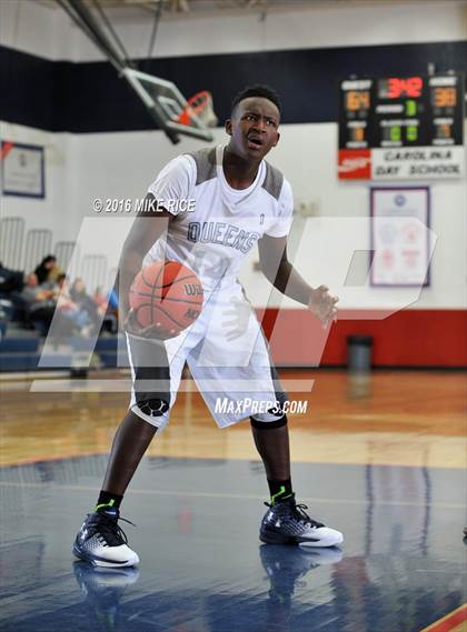 Thumbnail 1 in Queens Grant vs. Hickory Grove Christian (WNC Holiday Classic) photogallery.