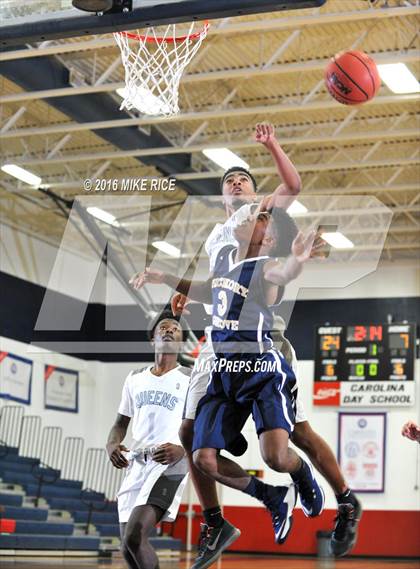 Thumbnail 1 in Queens Grant vs. Hickory Grove Christian (WNC Holiday Classic) photogallery.