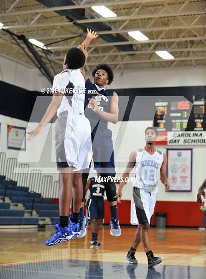Thumbnail 2 in Queens Grant vs. Hickory Grove Christian (WNC Holiday Classic) photogallery.