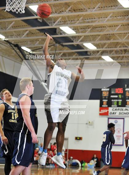 Thumbnail 1 in Queens Grant vs. Hickory Grove Christian (WNC Holiday Classic) photogallery.