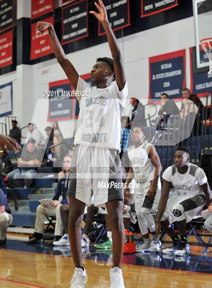 Thumbnail 3 in Queens Grant vs. Hickory Grove Christian (WNC Holiday Classic) photogallery.