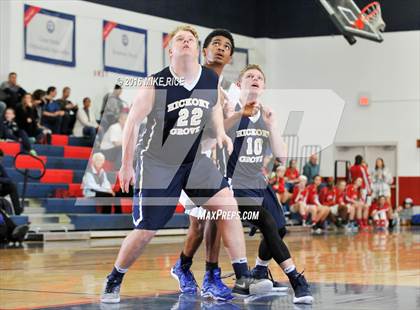 Thumbnail 2 in Queens Grant vs. Hickory Grove Christian (WNC Holiday Classic) photogallery.