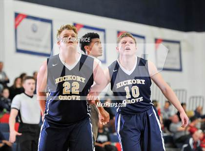Thumbnail 2 in Queens Grant vs. Hickory Grove Christian (WNC Holiday Classic) photogallery.