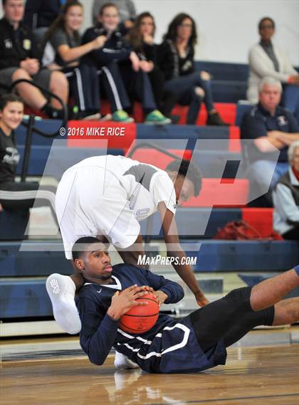 Thumbnail 1 in Queens Grant vs. Hickory Grove Christian (WNC Holiday Classic) photogallery.
