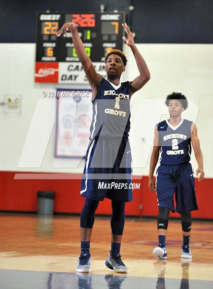 Thumbnail 2 in Queens Grant vs. Hickory Grove Christian (WNC Holiday Classic) photogallery.