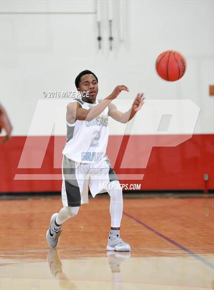 Thumbnail 1 in Queens Grant vs. Hickory Grove Christian (WNC Holiday Classic) photogallery.